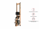 Гребной тренажер UNIXFIT Wood Rower Light - 3